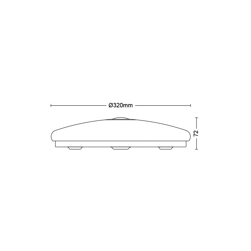 Philips - LED Laevalgusti koos anduriga LED/16W/230V 4000K