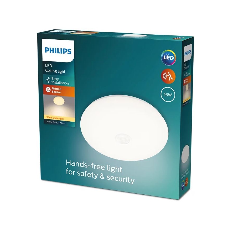 Philips - LED Laevalgusti koos anduriga LED/16W/230V 2700K