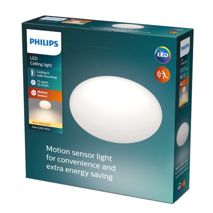 Philips - LED Laevalgusti koos anduriga 1xLED/12W/230V 2,700K