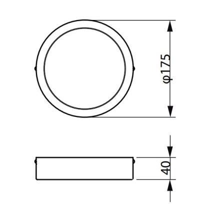 Philips - LED Laevalgusti LEDINAIRE LED/10,5W/230V 3000K IP40