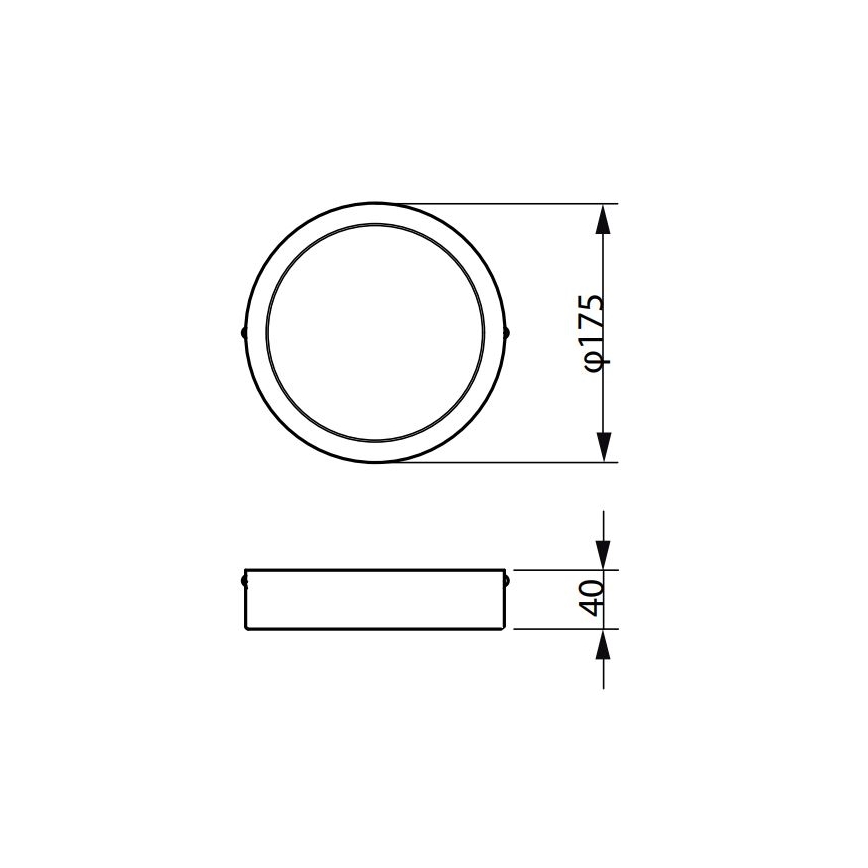 Philips - LED Laevalgusti LEDINAIRE LED/10,5W/230V 3000K IP40