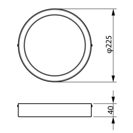 Philips - LED Laevalgusti LEDINAIRE LED/19,5W/230V 3000K IP40