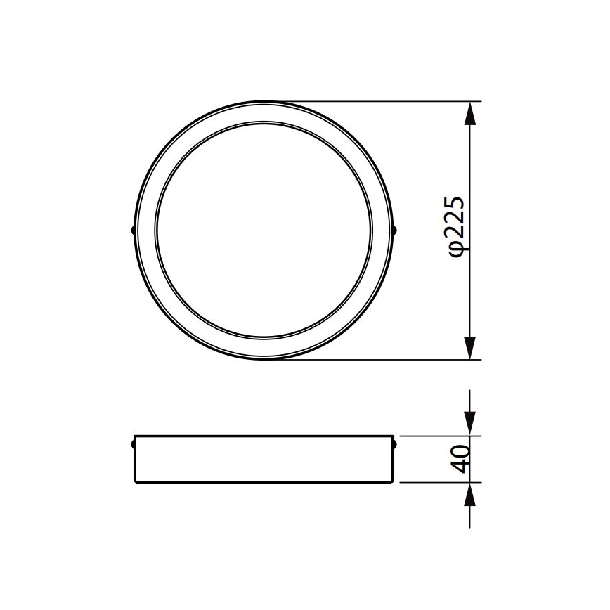 Philips - LED Laevalgusti LEDINAIRE LED/19,5W/230V 3000K IP40