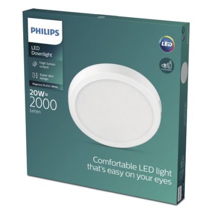 Philips - LED Laevalgusti MAGNEOS LED/20W/230V 2700K valge