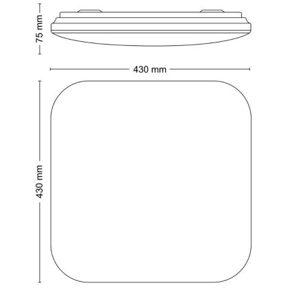 Philips - LED Laevalgusti LED/24W/230V 4000K