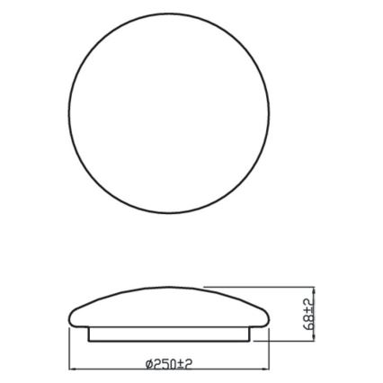 Philips – LED Laevalgusti MOIRE LED/10W/230V