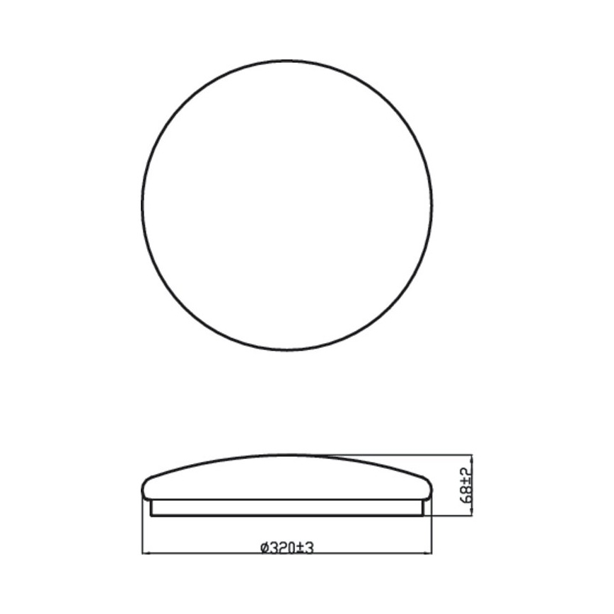 Philips - LED Laevalgusti MOIRE LED/17W/230V