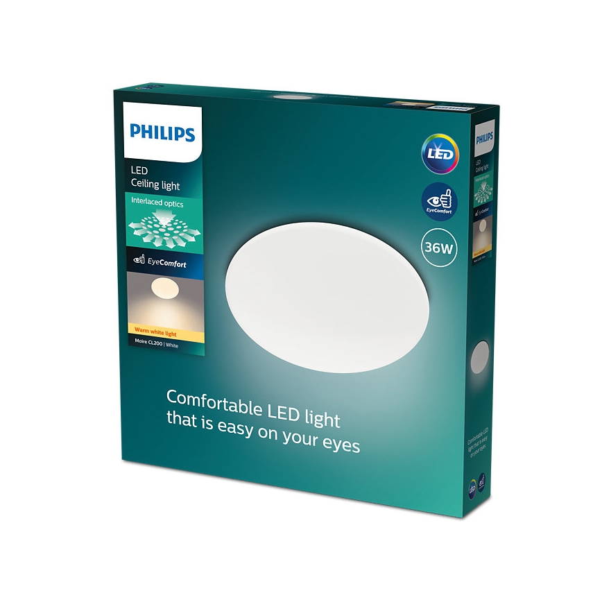 Philips - LED Laevalgusti MOIRE LED/36W/230V 2700K
