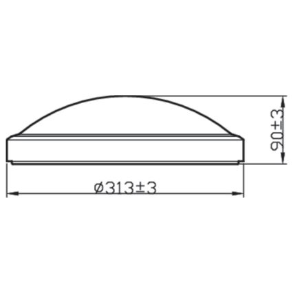 Philips - LED Laevalgusti vannituppa BALANCE LED/17W/230V IP44