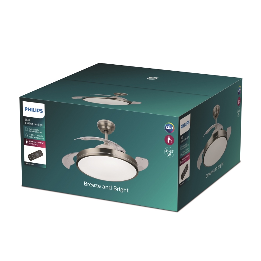 Philips - LED Laeventilaator LED/35W/230V 5500/4000/2700K + kaugjuhtimispult