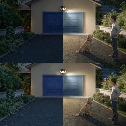 Philips - LED päikesepaneeliga seinavalgusti anduriga ZYREN LED/24,5W/3,7V 2600 mAh 3000K IP65