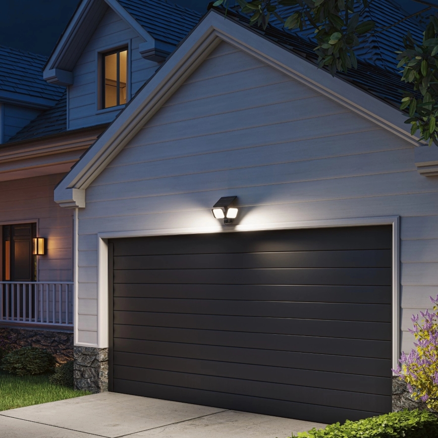 Philips - LED päikesepaneeliga seinavalgusti anduriga ZYREN LED/24,5W/3,7V 2600 mAh 3000K IP65