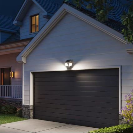 Philips - ZYREN päikesepaneeliga LED-seinavalgusti liikumisanduriga LED/24,5W/3,7V 2600 mAh 5000K IP65 valge