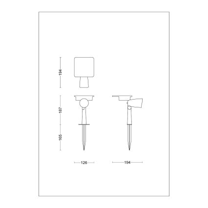 Philips - LED Päikesepaneeliga Kohtvalgusti ASHLYN LED/1,4W/3,7V 2600 mAh 2700K IP44