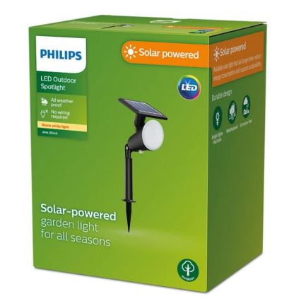Philips - LED Päikesepaneeliga kohtvalgusti JIVIX LED/1,4W/3,7V 1800 mAh IP44