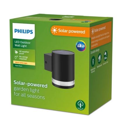 Philips - LED Päikesepaneeliga seinavalgusti FYCE LED/1,5W/3,7V 1200 mAh IP44