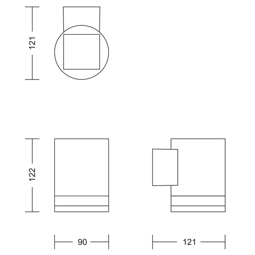 Philips - LED Päikesepaneeliga seinavalgusti FYCE LED/1,5W/3,7V 1200 mAh IP44
