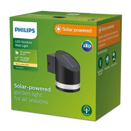 Philips - LED Päikesepaneeliga seinavalgusti FYCE LED/1,5W/3,7V 1200 mAh IP44