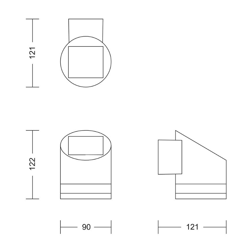 Philips - LED Päikesepaneeliga seinavalgusti FYCE LED/1,5W/3,7V 1200 mAh IP44