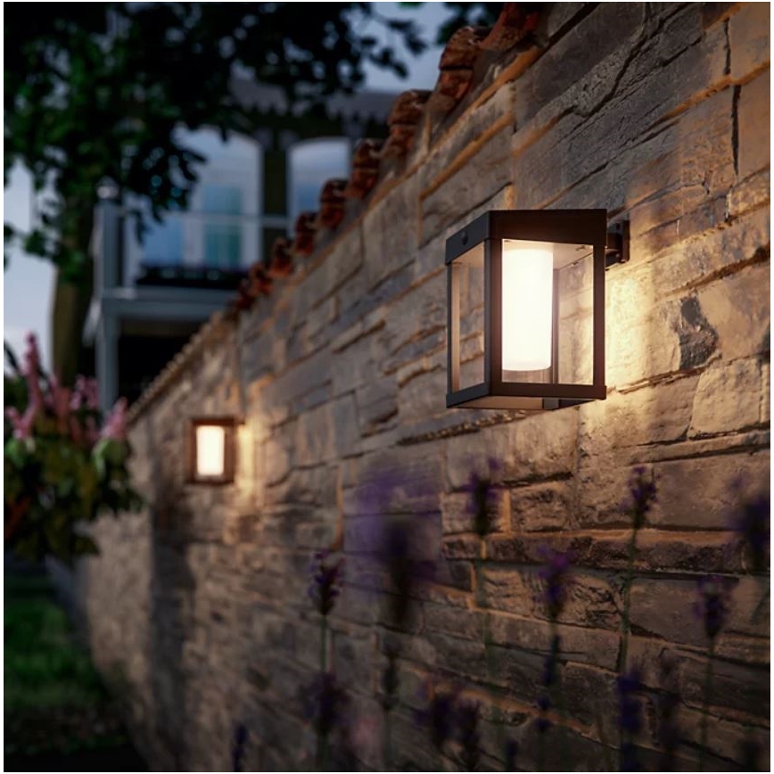 Philips - LED Päikesepaneeliga seinavalgusti koos anduriga CAMILL LED/1,4W/3,7V 2000 mAh IP44