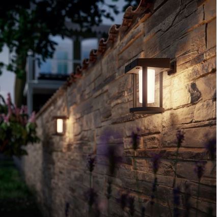 Philips - LED Päikesepaneeliga seinavalgusti koos anduriga CAMILL LED/1,4W/3,7V 2000 mAh IP44