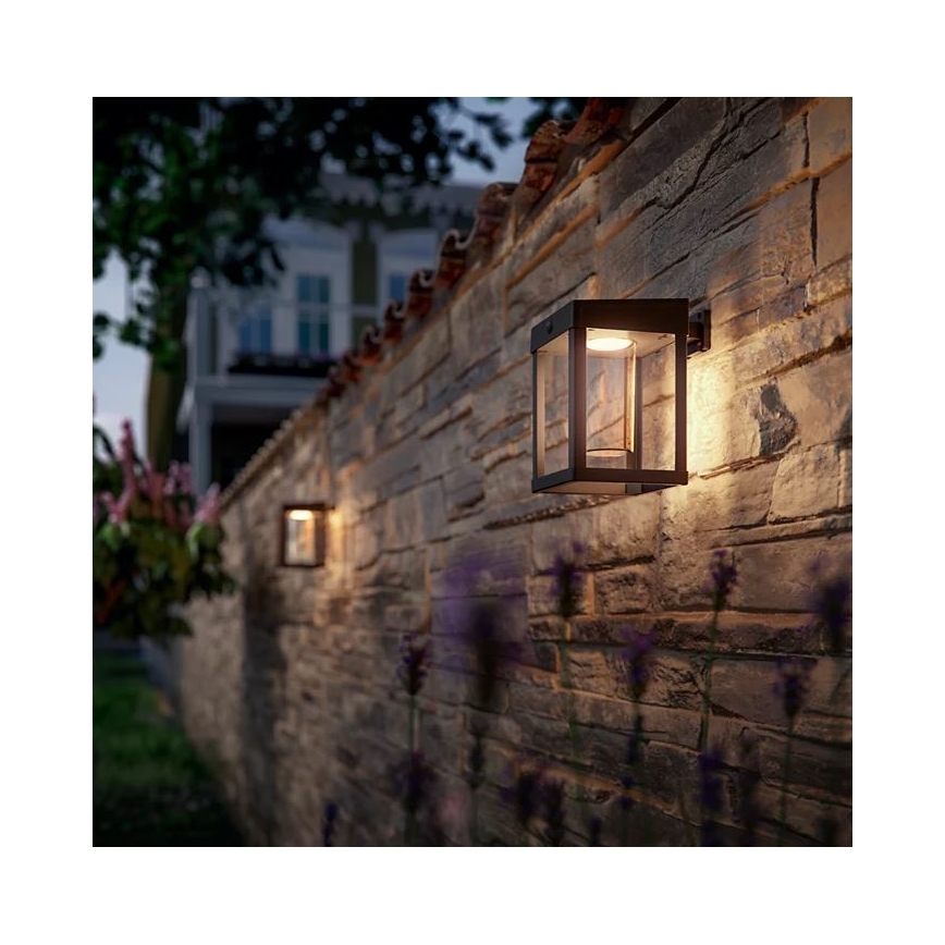Philips - LED Päikesepaneeliga seinavalgusti koos anduriga CAMILL LED/1,4W/3,7V 2000 mAh IP44