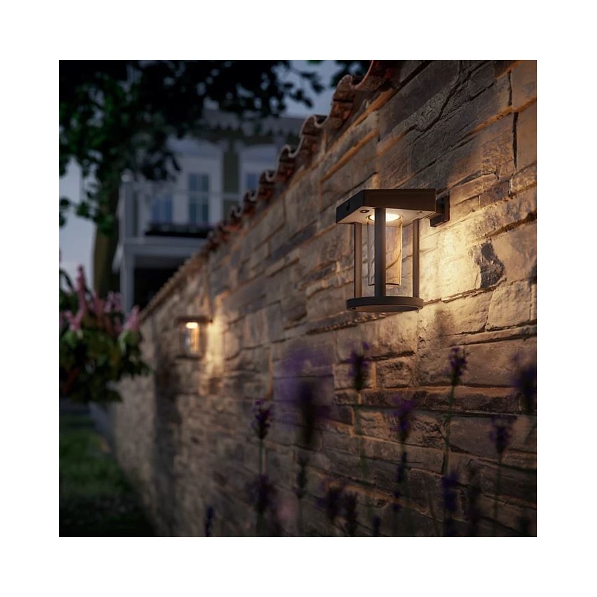 Philips - LED Päikesepaneeliga seinavalgusti koos anduriga CAMILL LED/1,4W/3,7V 2000 mAh IP44