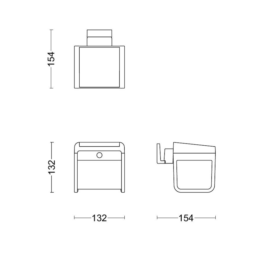Philips - LED Päikesepaneeliga seinavalgusti koos anduriga EZRA LED/1,8W/3,7V 2600 mAh 3000K IP44