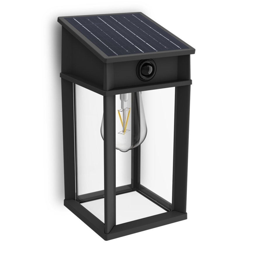 Philips - LED Päikesepaneeliga seinavalgusti koos anduriga GERI LED/3,2W/3,7V 2600 mAh 4000K IP44