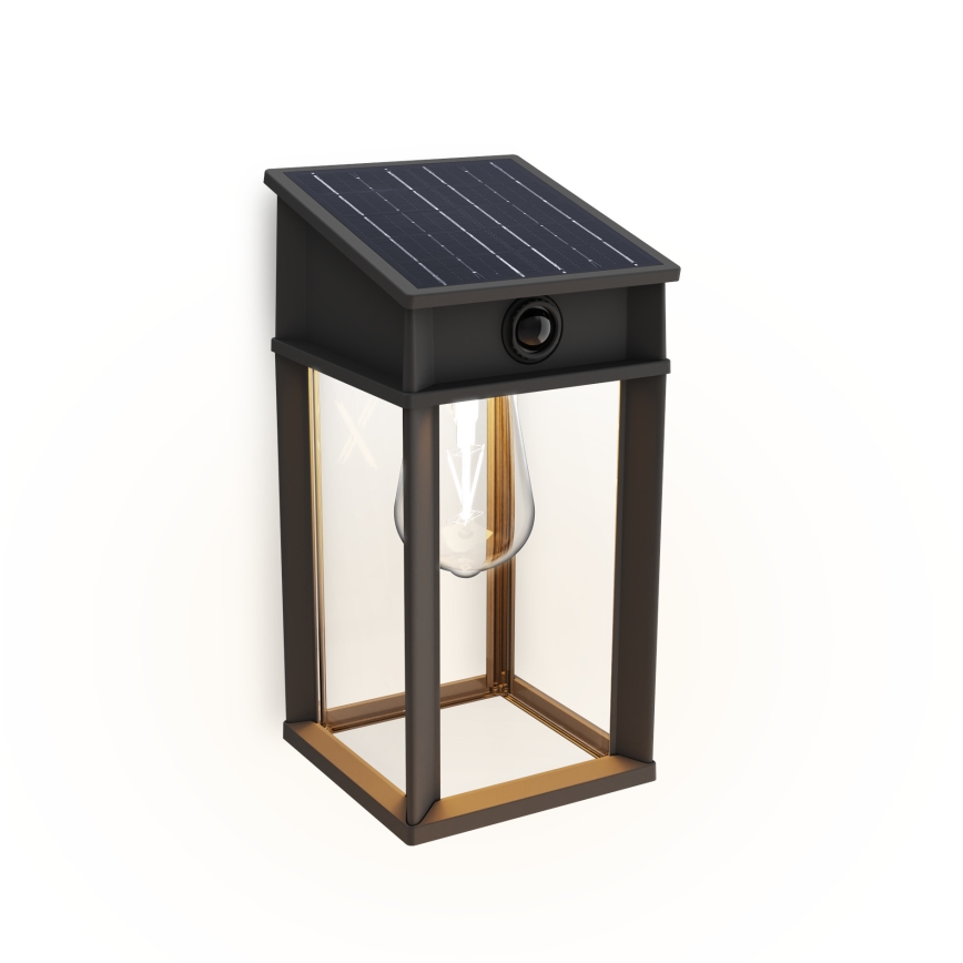 Philips - LED Päikesepaneeliga seinavalgusti koos anduriga GERI LED/3,2W/3,7V 2600 mAh 2700K IP44