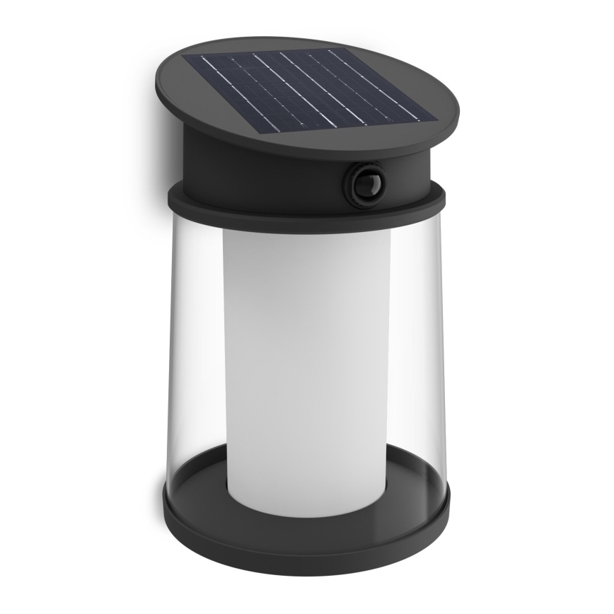 Philips - LED Päikesepaneeliga seinavalgusti koos anduriga JUDA LED/3,2W/3,7V 2600 mAh 2700K IP44