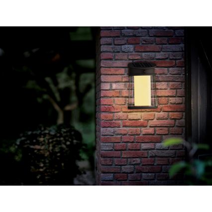 Philips - LED Päikesepaneeliga seinavalgusti koos anduriga JUDA LED/3,2W/3,7V 2600 mAh 2700K IP44