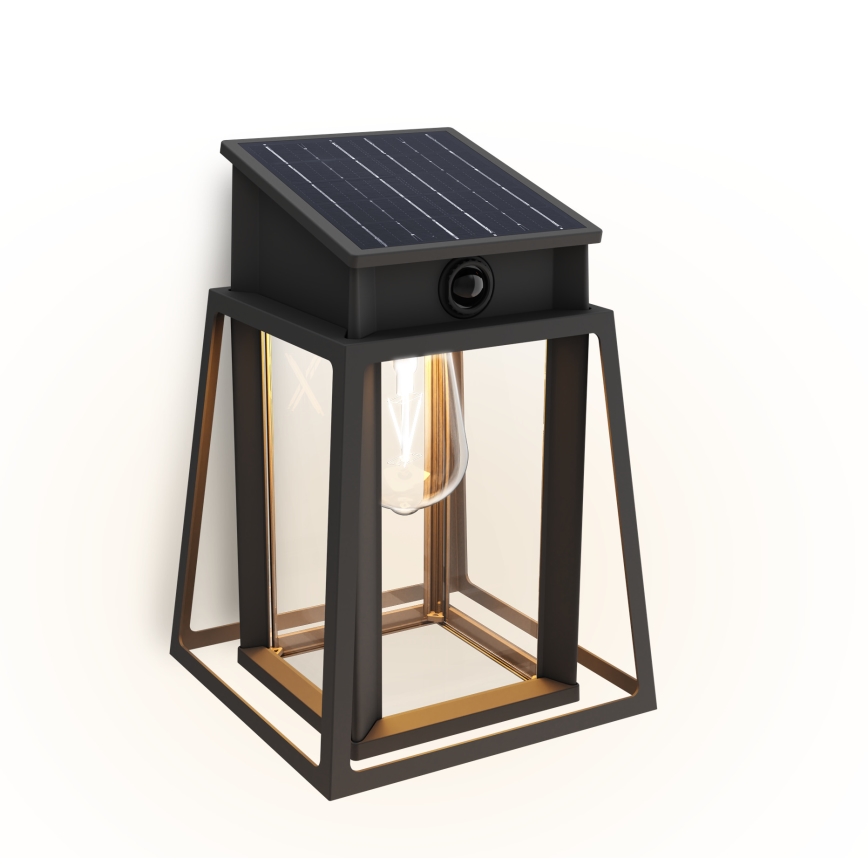 Philips - LED Päikesepaneeliga seinavalgusti koos anduriga LYSIN LED/3,2W/3,7V 2600 mAh 2700K IP44