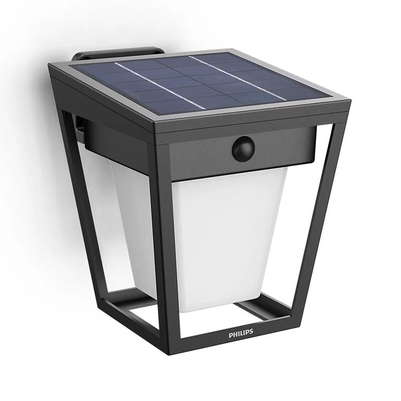 Philips - LED Päikesepaneeliga seinavalgusti koos anduriga NISSA LED/1,8W/3,7V 2600 mAh 3000K IP44