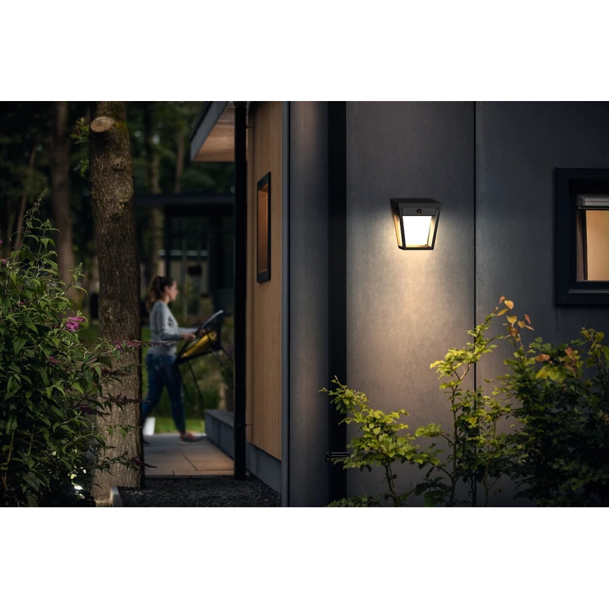 Philips - LED Päikesepaneeliga seinavalgusti koos anduriga NISSA LED/1,8W/3,7V 2600 mAh 3000K IP44