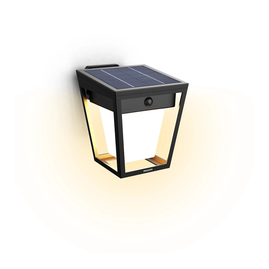 Philips - LED Päikesepaneeliga seinavalgusti koos anduriga NISSA LED/1,8W/3,7V 2600 mAh 3000K IP44