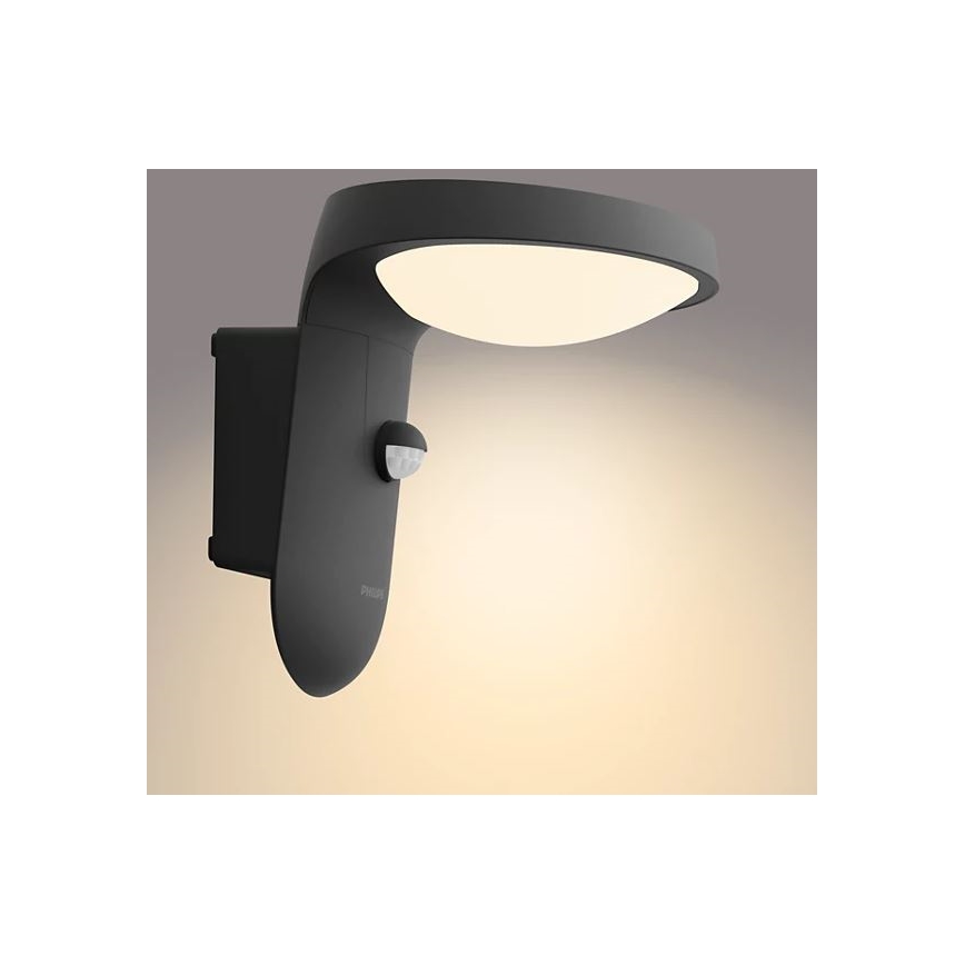 Philips - LED Päikesepaneeliga seinavalgusti koos anduriga LED/1,2W/4V 1800 mAh 3000K IP44