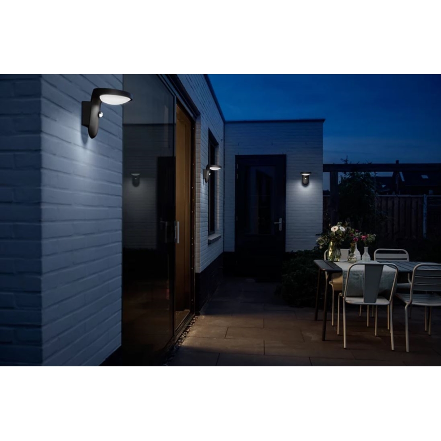 Philips - LED Päikesepaneeliga seinavalgusti koos anduriga LED/1,2W/4V 1800 mAh 4000K IP44