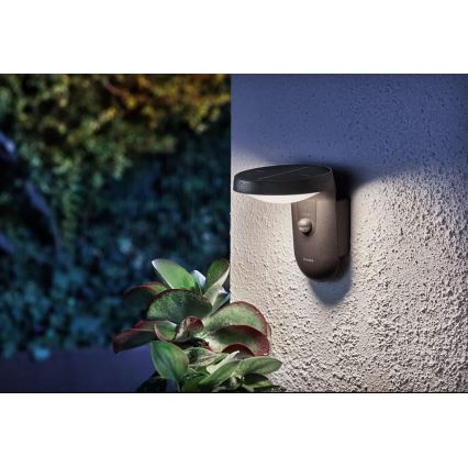 Philips - LED Päikesepaneeliga seinavalgusti koos anduriga LED/1,2W/4V 1800 mAh 4000K IP44