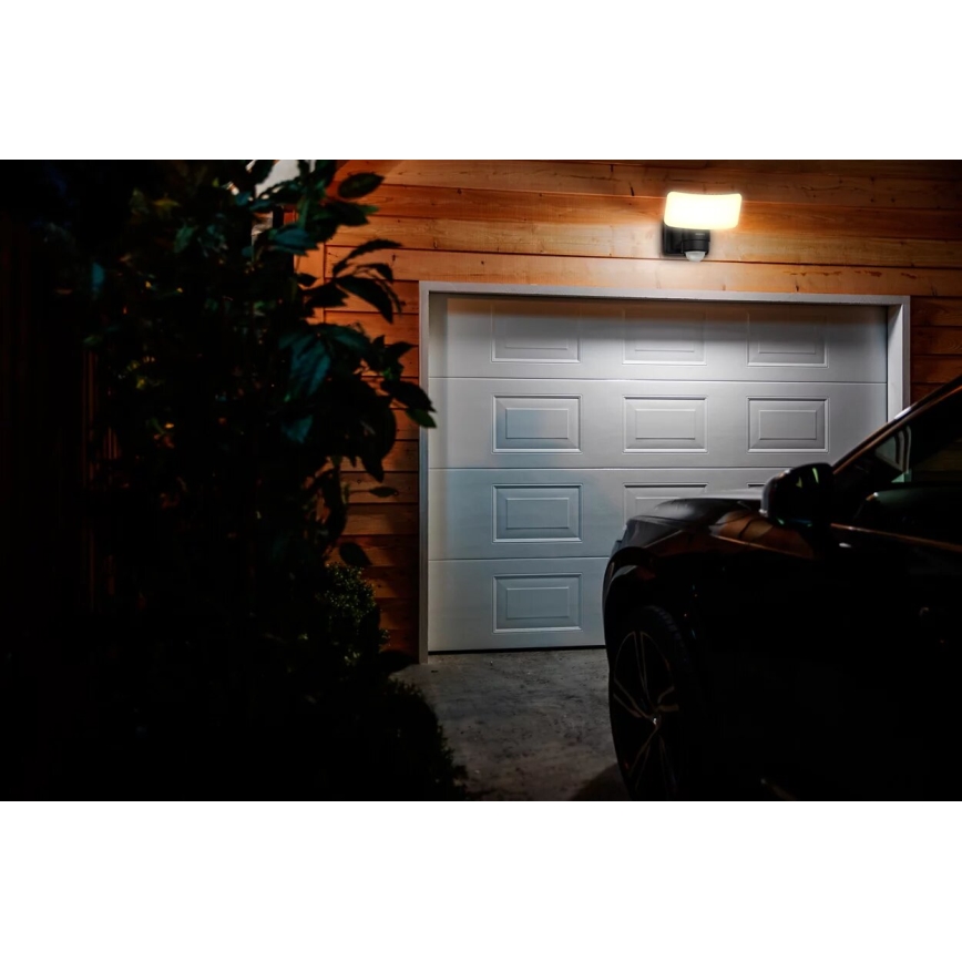 Philips - LED Päikesepaneeliga seinavalgusti koos anduriga TYLUS LED/6W/3,7V 2600 mAh 3000K IP44
