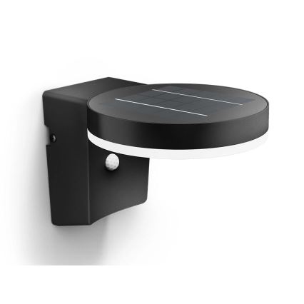 Philips - LED Päikesepaneeliga seinavalgusti liikumis- ja hämarusanduriga ZONAL LED/1,3W/3,7V 2500 mAh IP44
