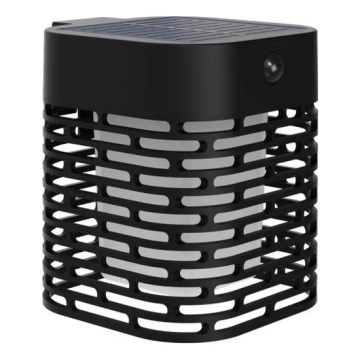 Philips - LED päikesepaneeliga seinavalgusti liikumisanduriga HARA LED/3,8W/3,7V 800 mAh 2700K IP44 must