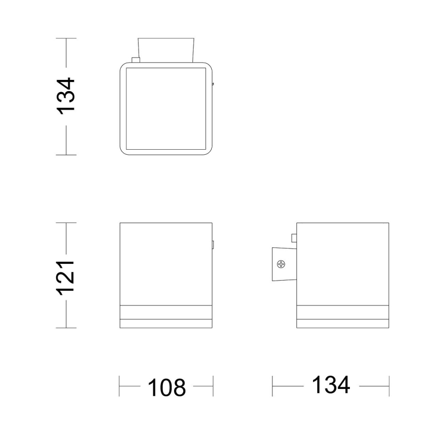 Philips - LED Päikesepaneeliga seinavalgusti VIRONA LED/1,8W/3,7V 2600 mAh 2700K IP44