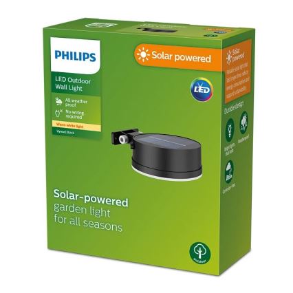 Philips - LED Päikesepaneeliga seinavalgusti VYNCE LED/1,5W/3,7V 1500 mAh IP44