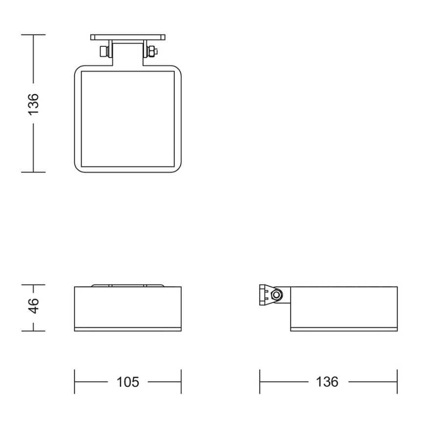 Philips - LED Päikesepaneeliga seinavalgusti VYNCE LED/1,5W/3,7V 1500 mAh IP44