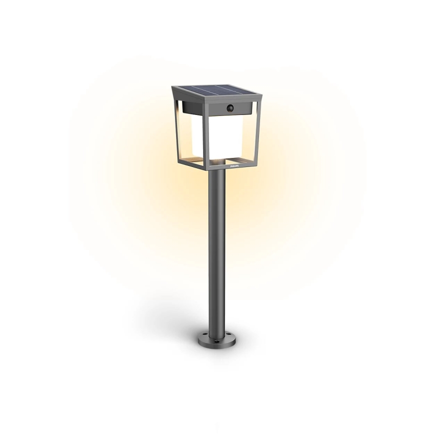Philips - LED Päikesepaneeliga valgusti anduriga BLAISE LED/1,5W/3,7V 2600 mAh 3000K IP44