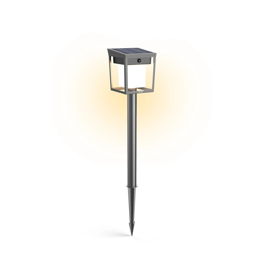 Philips - LED Päikesepaneeliga valgusti anduriga BLAISE LED/1,5W/3,7V 2600 mAh 3000K IP44