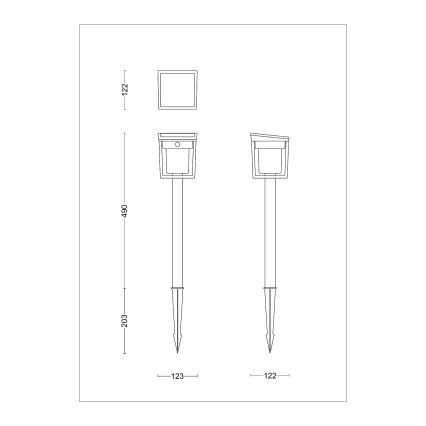 Philips - LED Päikesepaneeliga valgusti anduriga BLAISE LED/1,5W/3,7V 2600 mAh 3000K IP44