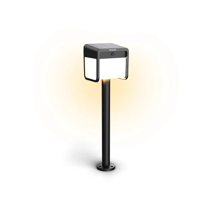Philips - LED Päikesepaneeliga valgusti anduriga EZRA LED/1,8W/3,7V 2600 mAh 3000K IP44