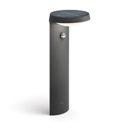 Philips - LED Päikesepaneeliga valgusti koos liikumis- ja hämardusanduriga LED/1,2W/4V 1800 mAh 3000K IP44
